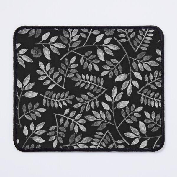 Artikelvorschau, Elegantes monochromes Blattmuster-Design entworfen und verkauft von PradeepArtistry.