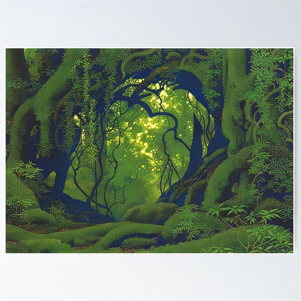 Item preview, Japanese art, Hiroo Isono landscape paintings designed and sold by MinoZZi.