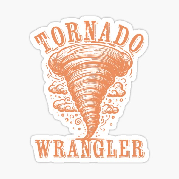 Vista previa del artículo con la obra «Vintage Twisters Tornado Wrangler», diseñado y vendido por chocolate e'claire.