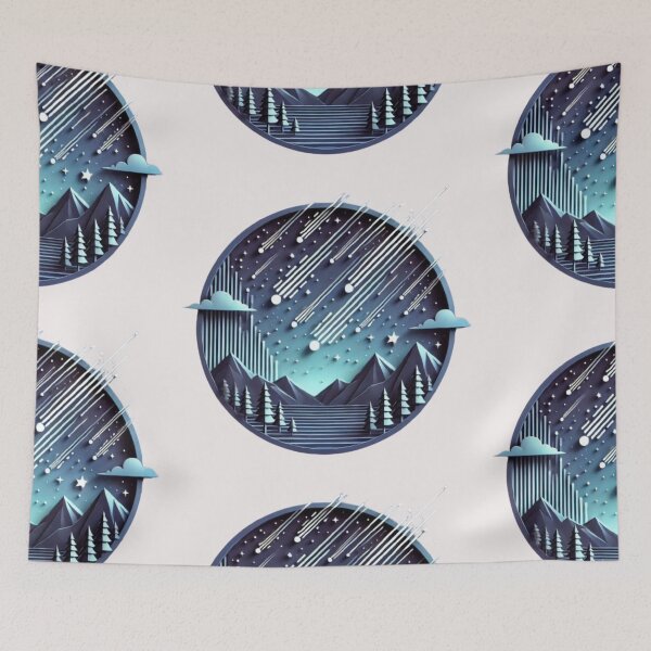Item preview, Starry Meteor Shower 3D Magic designed and sold by WildVista.