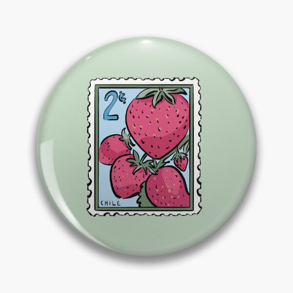 Item preview, Vintage Strawberry Stamp designed and sold by Alexandra Jones.