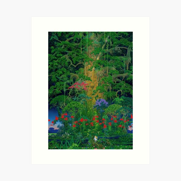 Aperçu de l'œuvre Japanese art, Hiroo Isono landscape paintings créée et vendue par MinoZZi.