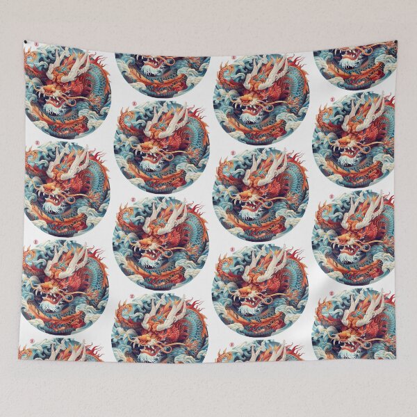 Item preview, Majestic Asian Dragon Art: Stunning Designs for Unique Home Decor & Accessories designed and sold by Ignorant-Artist.