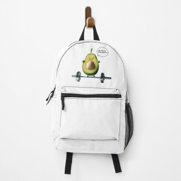 Item preview, AM I DOING THIS RIGHT? - Avocado - Standing On Barbell Design designed and sold by Primal Pump Co LTD.