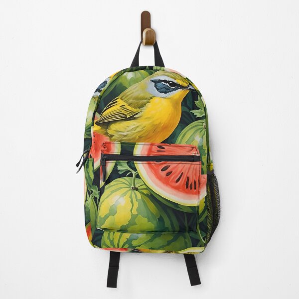 Item preview, Yellow Wrens and Watermelons designed and sold by Paw's Arts.