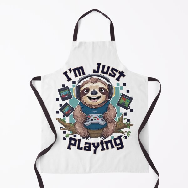 Item preview, Funny Gaming Sloth I'm Just Playing for Teenager designed and sold by Laugh-Lines.