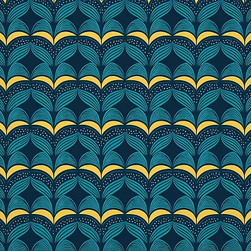Artwork thumbnail, Geometric Abstract Design Pattern by Pixevol
