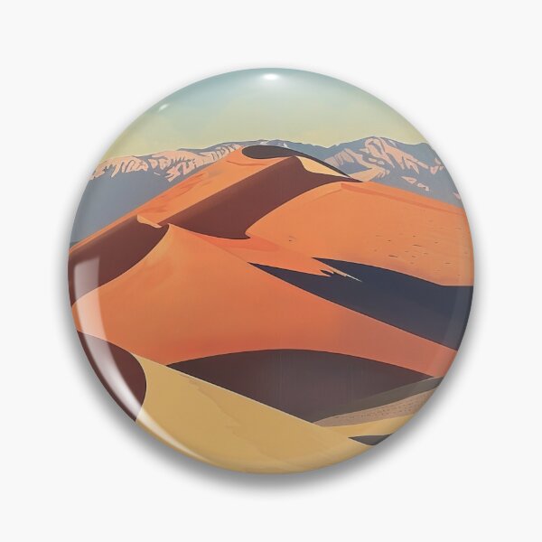Item preview, Mesquite Flat Sand Dunes in Death Valley California Original Art designed and sold by CaliforniaVibe.