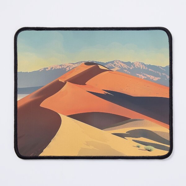 Item preview, Mesquite Flat Sand Dunes in Death Valley California Original Art designed and sold by CaliforniaVibe.