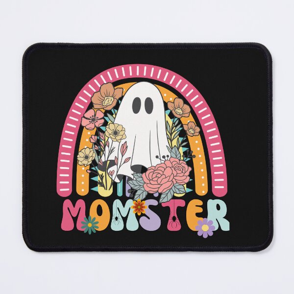 Item preview, Colorful Momster Halloween Ghost With Flowers designed and sold by AlienOccupation.