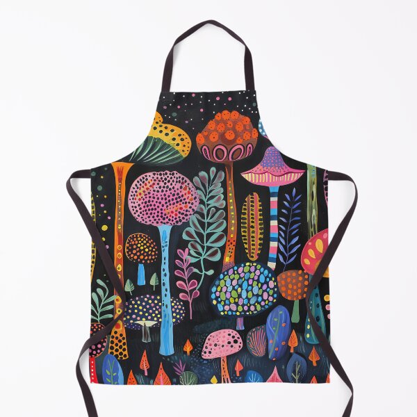 Item preview, Mushroom Forest Folk Art Style designed and sold by Neika Shimm Designs.