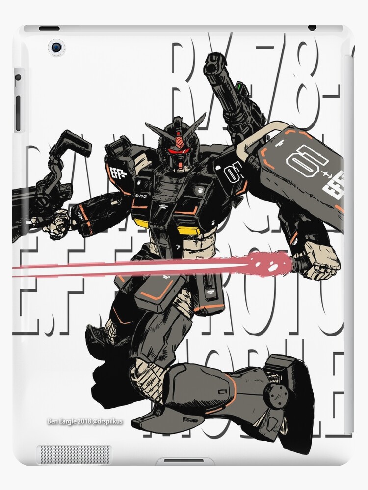 Rx 78 01 N Gundam Ipad Case Skin By Blotched Redbubble