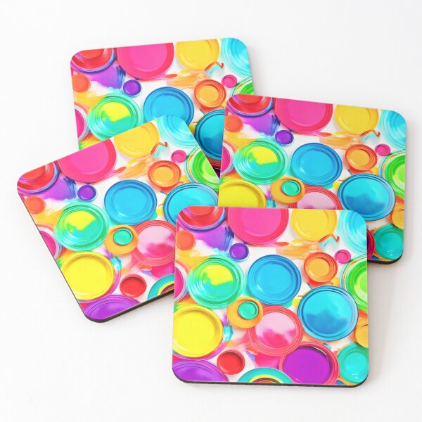 Item preview, Vibrant Paint Palette Art designed and sold by Health And Fitness Posts e-Store.