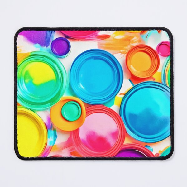 Item preview, Vibrant Paint Palette Art designed and sold by Health And Fitness Posts e-Store.