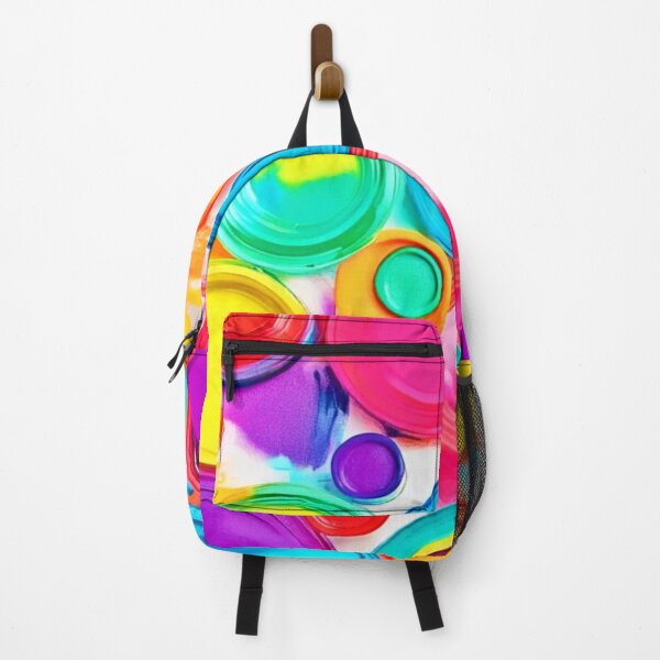Item preview, Vibrant Paint Palette Art designed and sold by Health And Fitness Posts e-Store.
