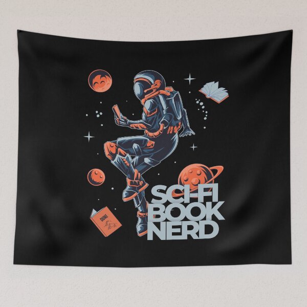Item preview, Sci-Fi Book nerd designed and sold by MerytonGallery.