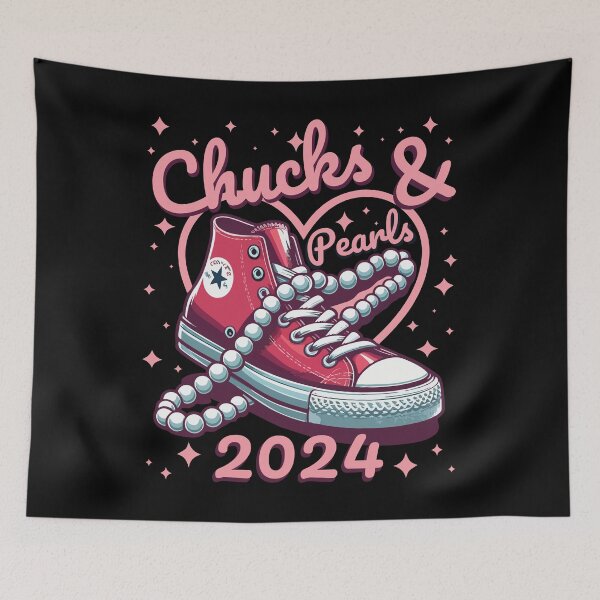 Artikelvorschau, Chucks und Perlen Kamala Harris 2024 Vote Kamala Männer Frauen entworfen und verkauft von wtfbba.