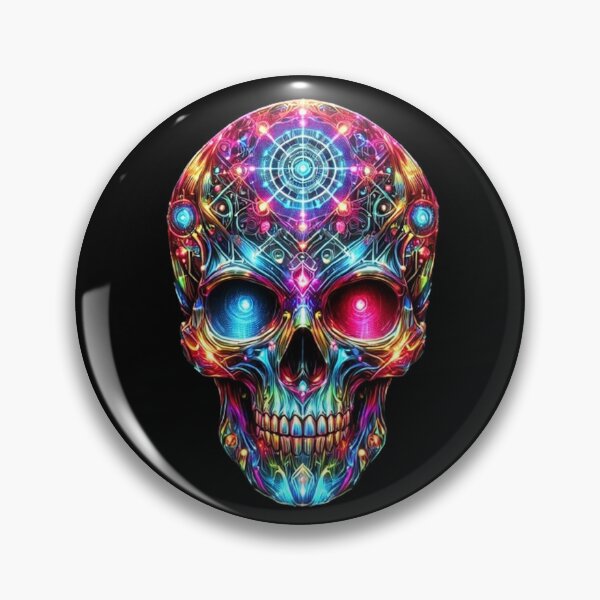 Item preview, Cyberpunk Skull 8 designed and sold by LaNadaYFundante.
