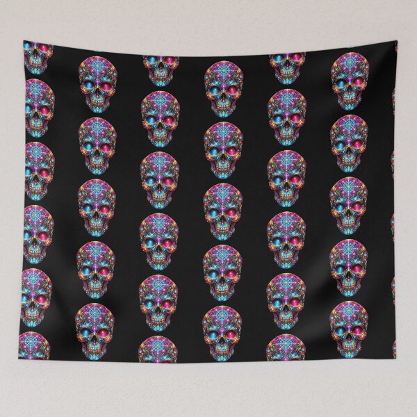 Item preview, Cyberpunk Skull 8 designed and sold by LaNadaYFundante.