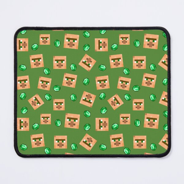 Item preview, Villager Minecraft Pattern Texture designed and sold by Kubala Designs.