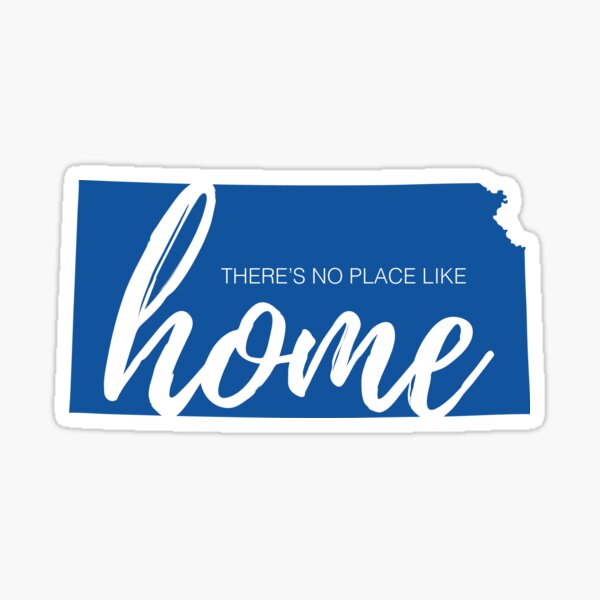 "Kansas Home" Sticker for Sale by kkrahn7 Redbubble