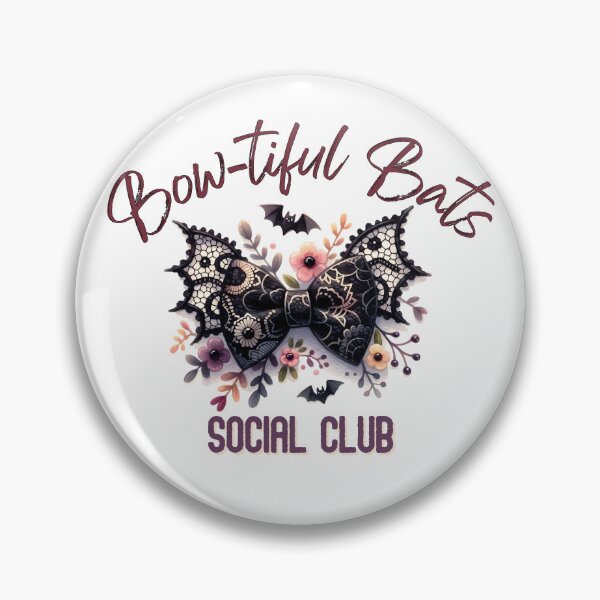 Item preview, Bow Bat  social club, Gothic dark Coquette bow, retro Halloween sublimation, trending black bow.  designed and sold by raheel27.