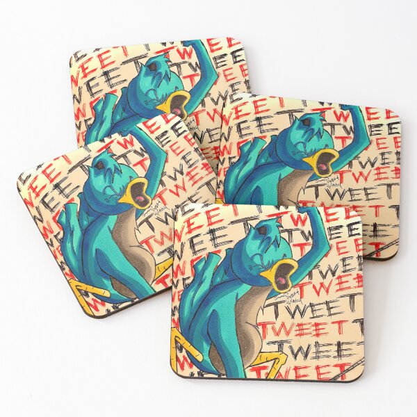 Item preview, Angry blue bird designed and sold by Jared Dibbert.