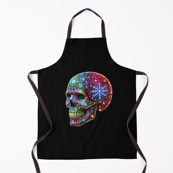 Item preview, Cyberpunk Skull 9 designed and sold by LaNadaYFundante.