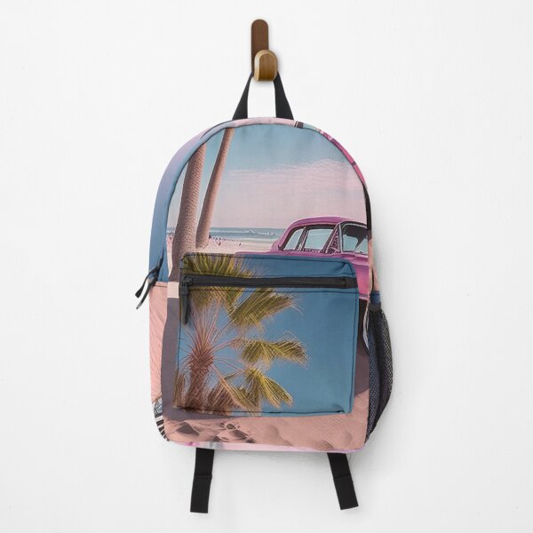 Item preview, Pink buick on a tropical beach designed and sold by Photopat.