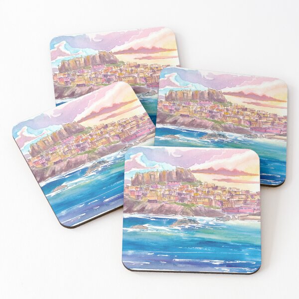 Item preview, Castelsardo City on Hill in Province of Sassari Sardinia, Italy designed and sold by artshop77.