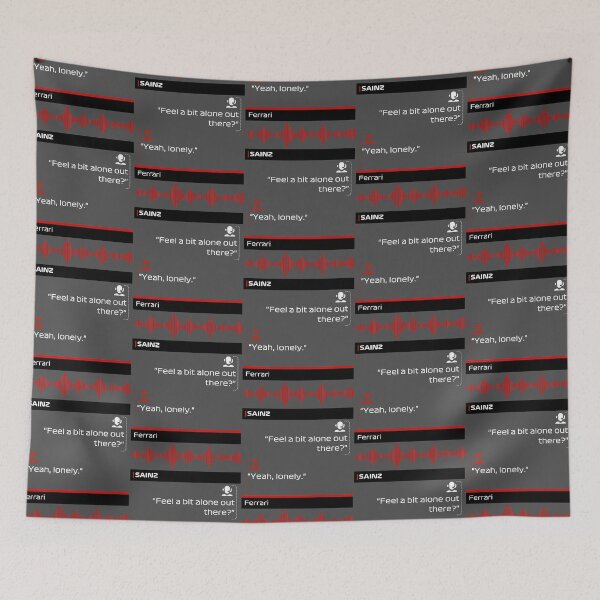 Item preview, Sainz 2024 Belgian Grand Prix Team Radio designed and sold by jiminsyeol.