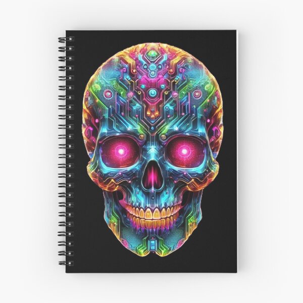 Item preview, Cyberpunk Skull 10 designed and sold by LaNadaYFundante.