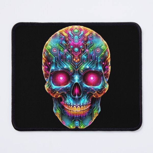 Item preview, Cyberpunk Skull 10 designed and sold by LaNadaYFundante.