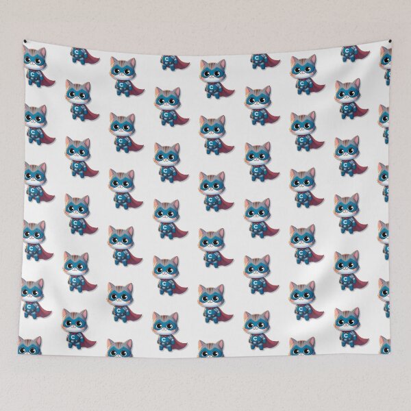 Item preview, Cat superhero designed and sold by Selinasimea.