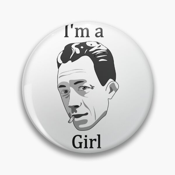 Aperçu de l'œuvre je suis une fille camus créée et vendue par Thinkaboutpam.