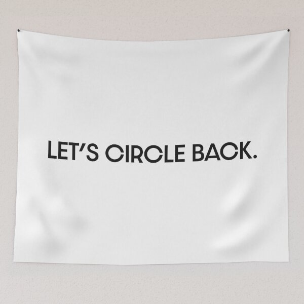 Item preview, Let's Circle Back | 2020 stickers | corpo stickers | tech stickers designed and sold by PoshPixel.