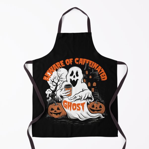 Item preview, Beware of Caffeinated Ghost Halloween Coffee Lover Spooky designed and sold by Hananiah Merch.