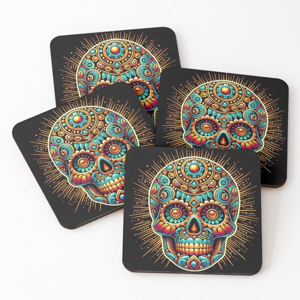 Item preview, Aztec Skull designed and sold by LaNadaYFundante.