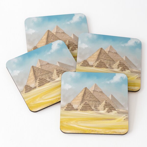 Aperçu de l'œuvre Tableaux Pyramides dans le désert égyptien créée et vendue par thechoice1.
