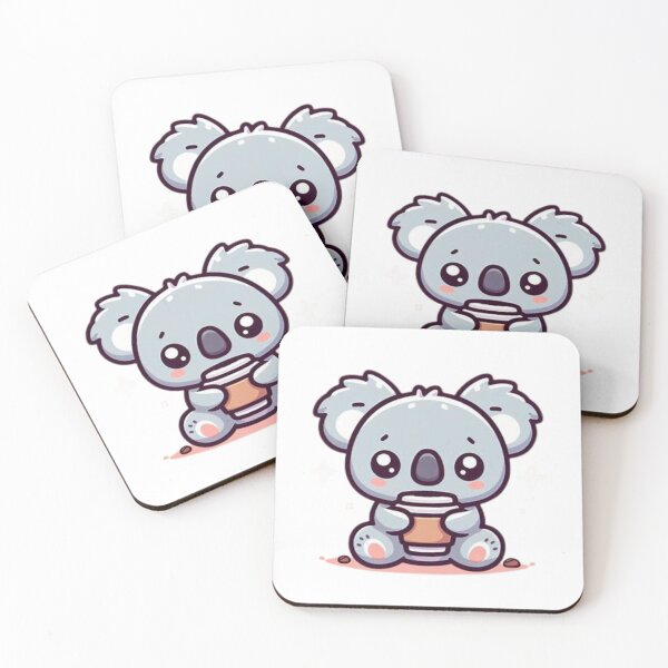 Item preview, koala bear with coffee designed and sold by Eternalski.