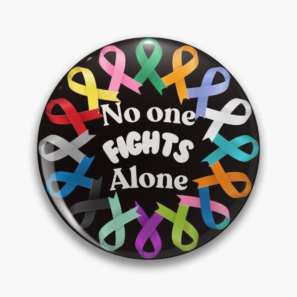 Item preview, No One Fights Cancer Alone designed and sold by hopeandwishes.