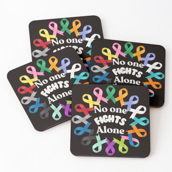 Item preview, No One Fights Cancer Alone designed and sold by hopeandwishes.
