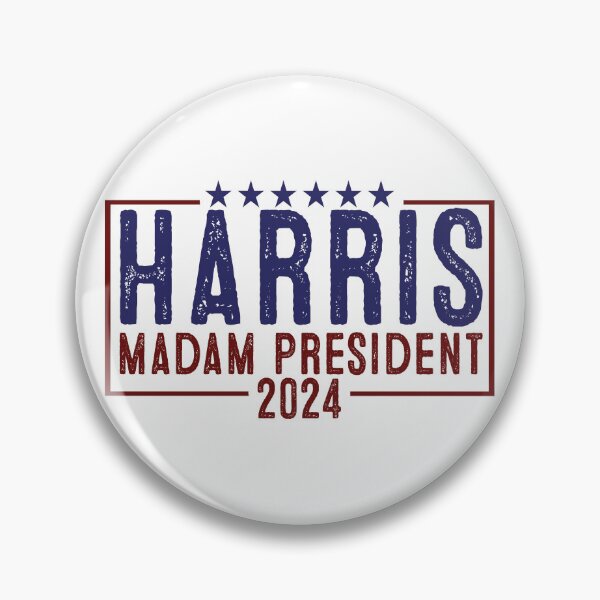 Item preview, Kamala Harris 2024 Button Pin designed and sold by devonnen.