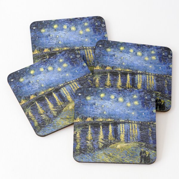 Item preview, Vincent Van Gogh Starry Night Over the Rhone 1888 designed and sold by PureVintageLove.