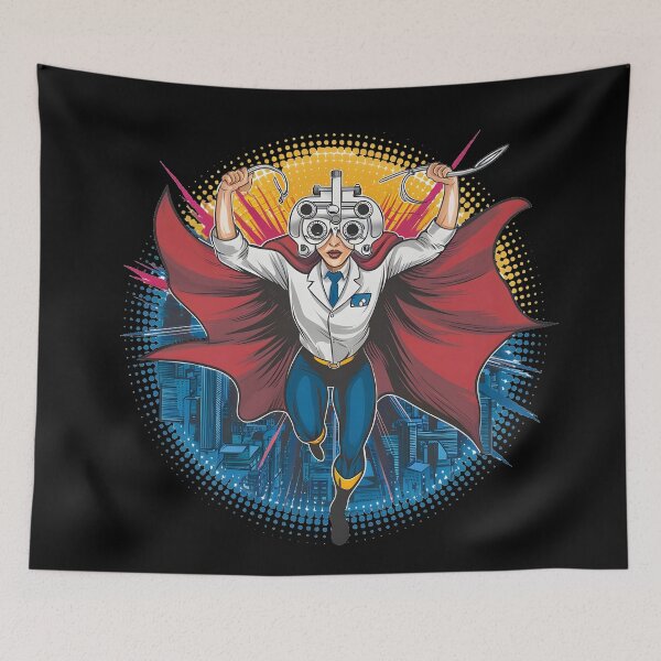 Item preview, ophthalmic technician superhero designed and sold by mood-draftsman.