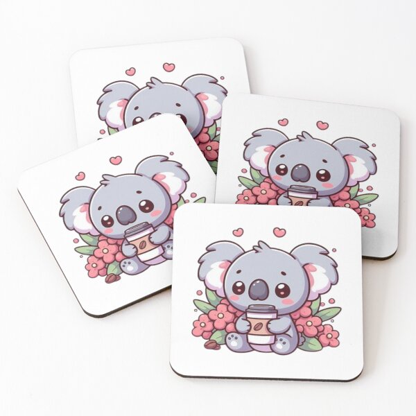 Item preview, koala bear with coffee designed and sold by Eternalski.