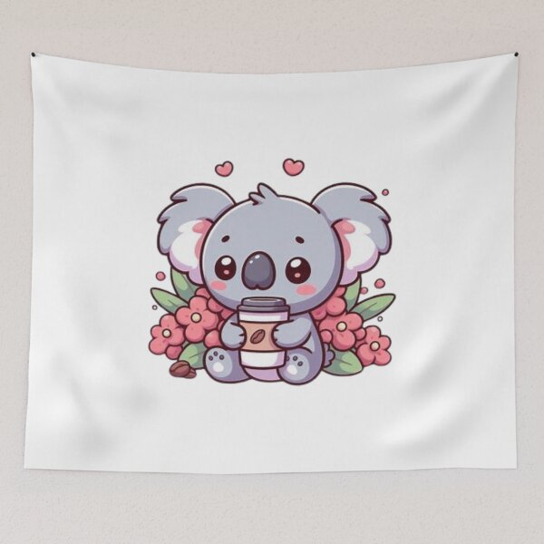 Item preview, koala bear with coffee designed and sold by Eternalski.