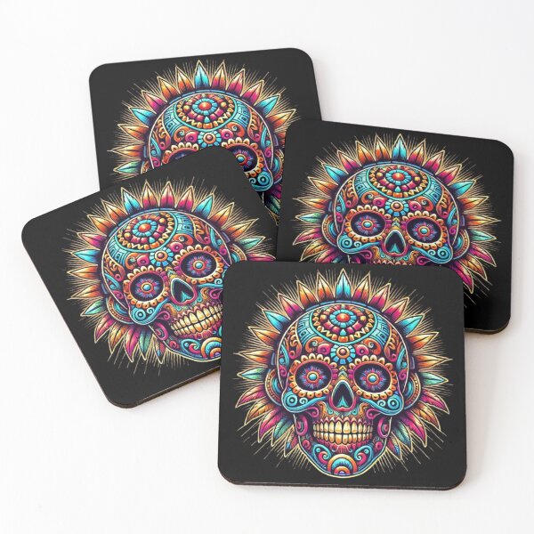 Item preview, Aztec Skull 2 designed and sold by LaNadaYFundante.