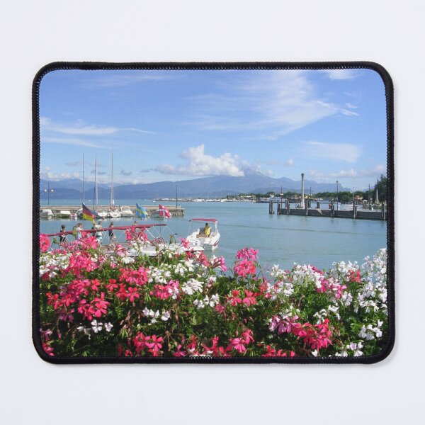 Item preview, Lake Garda And Geraniums - Italy designed and sold by lezvee.