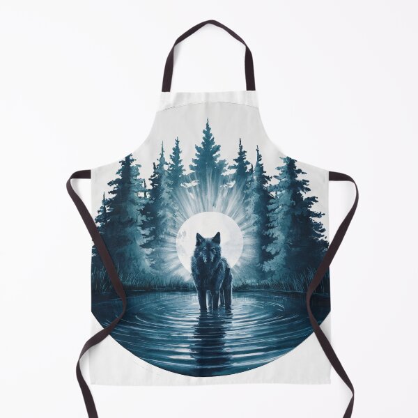 Item preview, Lunar Wolf Reflection designed and sold by stylishsketcher.